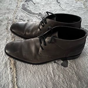 Kenneth Cole Leather Dress Shoes Grey